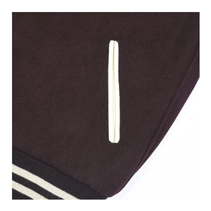 Vente en gros de tissu d'extérieur de style letterman de baseball avec logo personnalisé - Product Image 5