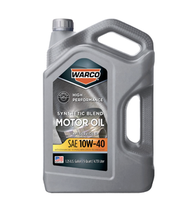 WARCO Synthetic Blend Anti-Wear SAE <b>10W</b>-<b>40</b> Motor Oil 3 Pack 5 Quarts - Product Image 1