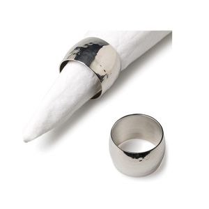 <b>Mirror</b> Polished Metal Napkin Rings Silver Plated Perfect for Elegant <b>Tabletop</b> Decoration and Stylish Home Dining - Product Image 6