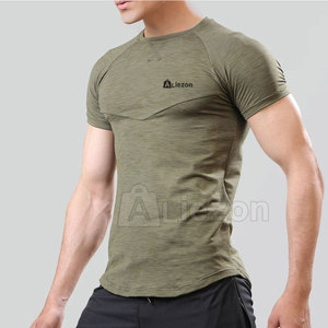 Fabricant d'usine T-shirts de fitness sur mesure T-shirts de fitness grande taille à la mode en bas quantité minimale de commande - Product Image 2