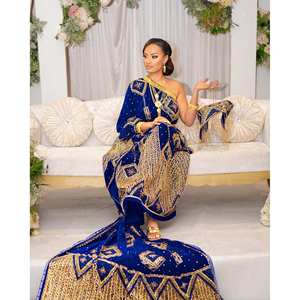 Colección de Novia de Lujo Royal Sapphire Somali Dirac, Silueta Ajustada - Product Image 2