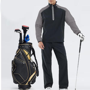Streetgrace chaqueta cortavientos de golf para hombre OEM producción personalizada tela ligera transpirable con logotipo impreso y etiqueta privada - Product Image 5