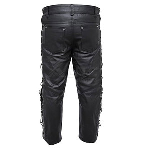 Pantalones de Motociclismo de Cuero de Alto Rendimiento, Cómodos, Transpirables, para Todas las Estaciones, con Costuras de Seguridad, de Alta Calidad - Product Image 2
