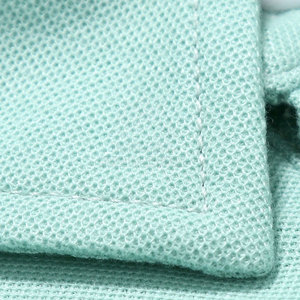 Nueva llegada de talla grande para hombre para camiseta de polo de secado rápido diseño único patrón sólido tela de lona - Product Image 4