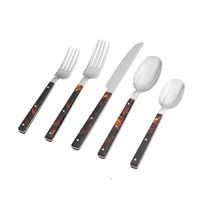 Ensemble de cuillères en acier inoxydable, 4 pièces, plaqué or rose, passe au lave-vaisselle, écologique, pour la cuisine, le restaurant, la maison, les fêtes