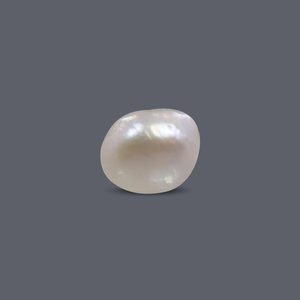 Perles en plastique d'eau douce blanches naturelles en vrac pour la fabrication de bijoux - Product Image 1