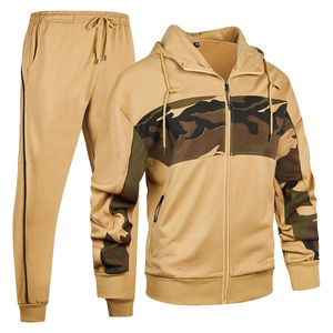 Ensemble de jogging à capuche personnalisé pour homme, style tendance, taille plus, survêtement de sport pour l'hiver, vêtements de maternité actifs, vente chaude - Product Image 2