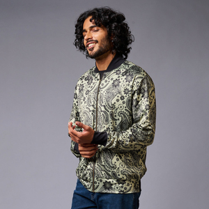 Chaqueta Bomber de Invierno para Hombre, Diseño 2024, Sublimación OEM, 100% Poliéster, Duradera, Marca WAGSAM SPORTS - Product Image 4