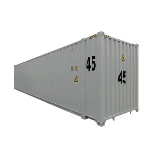 Conteneur sec 20 pieds, conteneur d'expédition standard, construction en métal blanc - Product Image 2