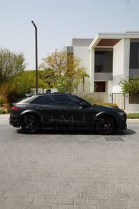 Kit carrosserie en fibre de carbone noire pour Audi RS Q8 4.0 TFSI Quattro 2021 d'occasion, ensemble de séparateurs avant pour Audi Q8 RS Q8, modification et amélioration - Product Image 5