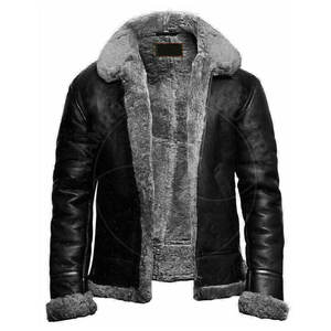 Veste en peau de mouton pour homme de haute qualité, dernier design, sur mesure, prix bas, veste en peau de mouton pour homme - Product Image 1