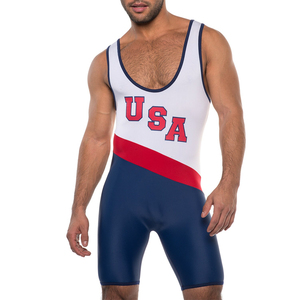 Débardeurs promotionnels pour hommes Maillots de lutte personnalisés par sublimation pour hommes Maillots de sport de l'équipe multi-nations aux meilleurs prix - Product Image 1