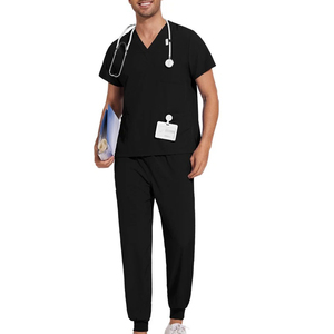 Uniforme Médico de Alta Calidad OEM con Logotipo Personalizado en Color, Camiseta de Manga Corta para Hombre, Estilo Mandala Adar para Uniformes de Hospital - Product Image 3