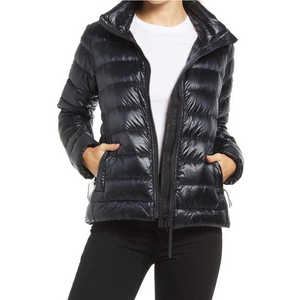 Venta al por mayor de lujo de invierno de las mujeres Puffer chaqueta de sublimación personalizada de talla grande impermeable cierre de cremallera - Product Image 2