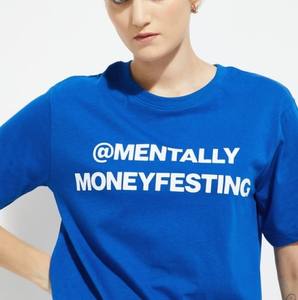 Camiseta Vintage Extra Grande para Mujer, Estilo Urbano, Hombros Caídos, Camiseta de Algodón para Mujer, Fabricante - Product Image 4