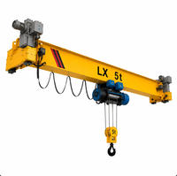 Pont suspendu LX, palan électrique, moteur, capacité personnalisée pour diverses industries, portée 5-30m, hauteur de levage 25m