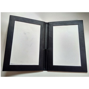 ที่ใส่เมนูหนัง PU โลโก้ตามสั่งสำหรับร้านอาหารโรงแรมบาร์คาเฟ่ - Product Image 5