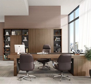 Chaise de bureau de direction ergonomique moderne à dossier haut, pivotante, en cuir, avec appuie-tête réglable et inclinable pour un confort optimal - Product Image 3