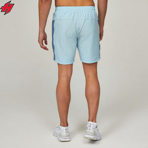 Ensemble short et veste en nylon et polyester léger à fermeture éclair avec logo personnalisé pour homme - Product Image 6