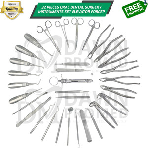 74 răng miệng phẫu thuật nha khoa chiết xuất thang máy kẹp cụ Kit Set Đức gr - Product Image 4