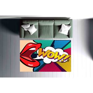 Tapis imprimé vibrant - Tapis colorés, Tapis pour chambre de fille, Tapis WOW pour femme, Tapis en chenille - Product Image 2