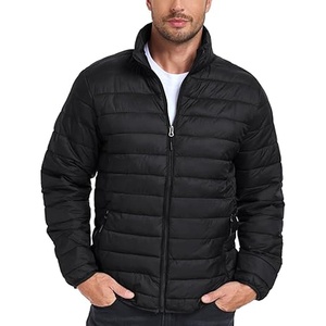 Chaqueta de exterior para hombre, chaqueta acolchada transpirable ligera, abrigo de invierno resistente al viento y al agua - Product Image 6