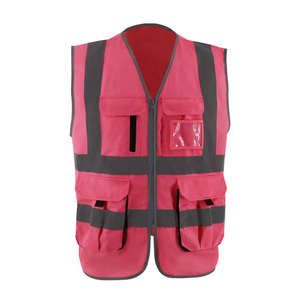 Customizable Dynamic Industrial Outfit Men Hi Vis Working Vest Bright <b>Fabric</b> Comfortable Fit Durable Stitching Safety Focus - Product Image 6