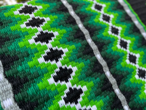 Western Show Horse Saddle Blanket Diseño de Nueva Zelanda Manta de sillín de lana hecha a mano Top Wool Saddle Pad Size - Product Image 4