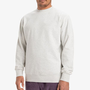 เสื้อสเวตเตอร์ของผู้ชายเสื้อสเวตเชิ้ตลำลองเสื้อสเวตเตอร์แบบสวมหัวสีล้วนสำหรับฤดูใบไม้ผลิฤดูหนาว - Product Image 1