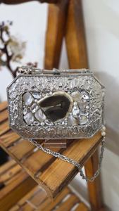 Vente en gros vadrouille pochette en nacre mariage soirée sac à main fête sac fabricants de l'Inde - Product Image 2