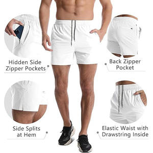 Pantalones de chándal para hombre con logotipo personalizado de alta calidad, pantalones de chándal con cordón, pantalones cortos deportivos informales para correr a la moda para hombre - Product Image 2