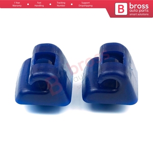 BSR505 2 pièces Crochets de fixation pour pare-soleil Couleur bleue pour W123 W124 W126 W201 190 W140 - Product Image 3