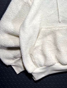 Hot Style 100% Sherpa Pullover Hoodies Cálido y cómodo Logotipo personalizado Impresión Mujeres Hoodies Sherpa Fleece - Product Image 3