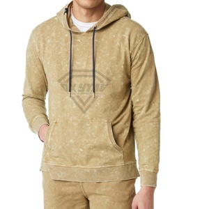 เสื้อฮู้ดดี้ผู้ชายผ้าเฟรนช์เทอร์รี่ลายกราฟิกวินเทจฟอกสีราคาถูก ปี 2026 ราคาใหม่ถูกที่สุด ระบายอากาศได้ดี - Product Image 1