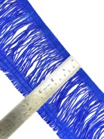 Chaîne de franges en polyester brillant de 20 cm (8 pouces) en gros, couleur personnalisée pour la décoration de rideaux et textiles de maison