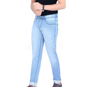 Modern Urban Street Fashion Lightweight Comfortable Stylish Fit <b>Jeans</b> Pants For Casual Daily Wear And Travel Activities - Product Image 2