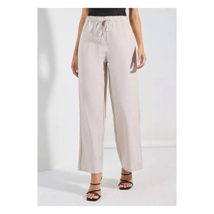 100% <span class=keywords><strong>pantaloni</strong></span> <span class=keywords><strong>di</strong></span> <span class=keywords><strong>lino</strong></span> a <span class=keywords><strong>vita</strong></span> alta dritti lisci leggeri elasticizzati a <span class=keywords><strong>vita</strong></span> larga <span class=keywords><strong>di</strong></span> alta qualità per le donne del Bangladesh - Product Image 5