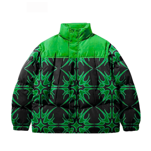 Hommes Puffer bulle veste hiver chaud surdimensionné Streetwear manteau épais matelassé survêtement décontracté mode Hip Hop Style - Product Image 5