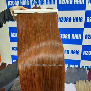 Soldes! Cheveux naturels ondulés en trame, 100% cheveux humains vierges vietnamiens, sans nœuds, sans perte, vente en gros - Product Image 4