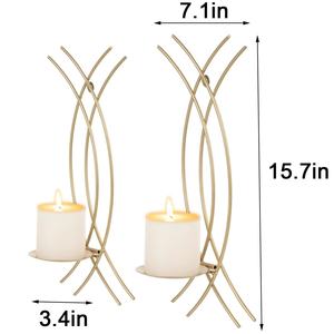 Bougeoir suspendu Bougeoir de luxe mural Bougeoir intérieur de style arrière Durable et fiable Disponible - Product Image 2