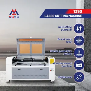 50 Watt 60w 100w 130w 150w 300w 500w Ruida Small Double Head Nonmetal Acrylic Cut Co2 Laser Cutting Engraving Machine