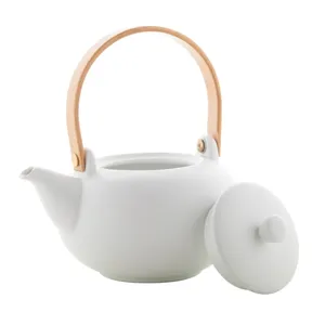Juego de Té Sencha Personalizado con Diseño de Cerámica y Bambú para Amantes del Café y el Té - Product Image 5
