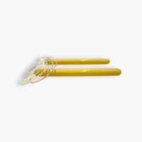 Baquetas Profesionales de Silicona Amarilla 5A y 7A, Ligeras y Personalizables, de 24 Pulgadas, con Cuerda, para Niños, Envío Gratis