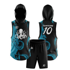 Nuevo Diseño de Uniforme Masculino 7v7, Uniformes de Flag Football sin Mangas con Capucha y Pantalones, Jersey de Fútbol Americano Sublimado de Moda, Uniformes 7v7 - Product Image 1