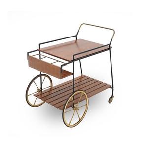 Carrito para servir comida con estilo moderno y de alta calidad estándar, precio al por mayor, atractivo diseñador, carrito de vajilla para el hogar. - Product Image 5