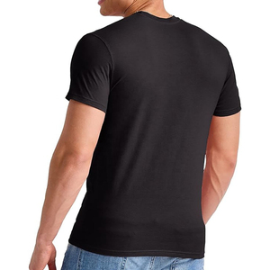 Nueva Camiseta de manga corta para hombre de calidad premium personalizada en blanco 100% algodón de talla grande ropa de calle de moda con patrón sólido - Product Image 4