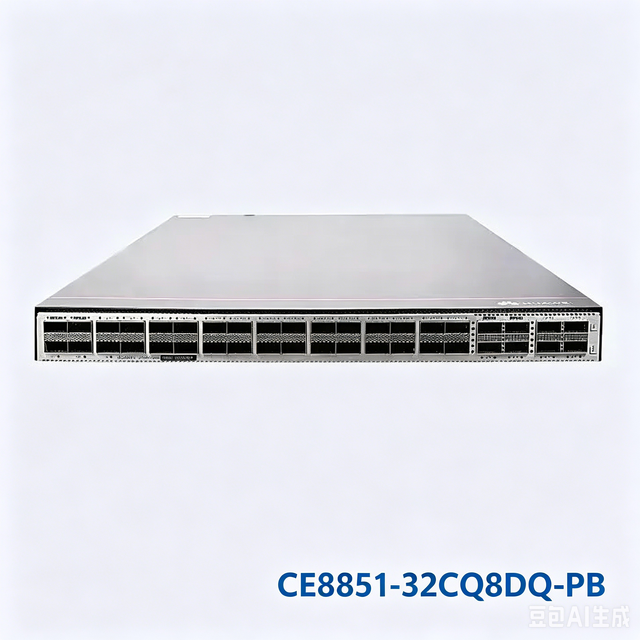 Cloud Engine CE8851-32CQ8DQ-PB 32x100GE QSFP28 8x400GE QSFP-DD Data Center Spine Switch 25.6Tbps AI Cloud Network Switch