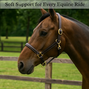 Nuevo Halter de caballo de cuero Premium con accesorios de latón Duradero y elegante - Product Image 2