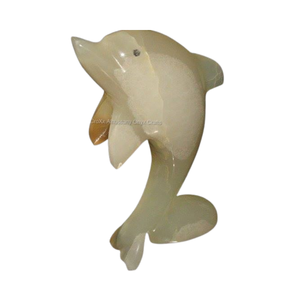 Figurine de poule en onyx artisanale, sculpture d'animal en marbre sculpté inspirée de la nature, décoration en pierre de haute qualité personnalisable - Product Image 6