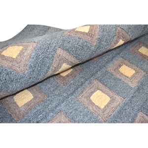 Alfombra de lana con mechones a mano Premium moderna, alfombrillas para puerta, diseño de rompecabezas para sala de estar y casa - Product Image 4